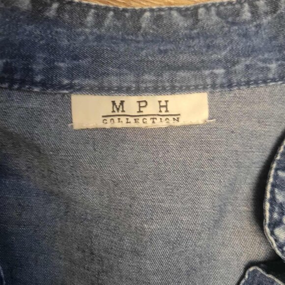 BRAND MPH COLLECTION, SIZE 1XL, BLUEJEAN COLORIN REALLY GOOD CONDITION - Picture 2 of 2